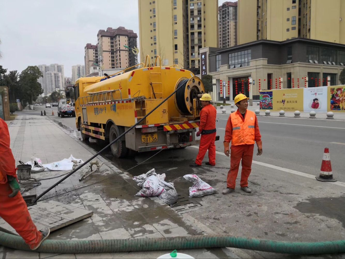 宿豫排污管道清淤-管道清洗